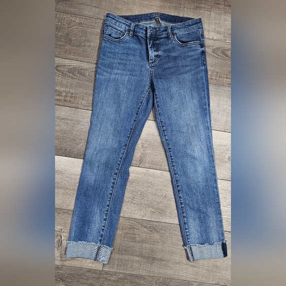 Kut from the Kloth Denim - Kut from the Kloth Blue Ankle Cropped Skinny Jeans Size 4